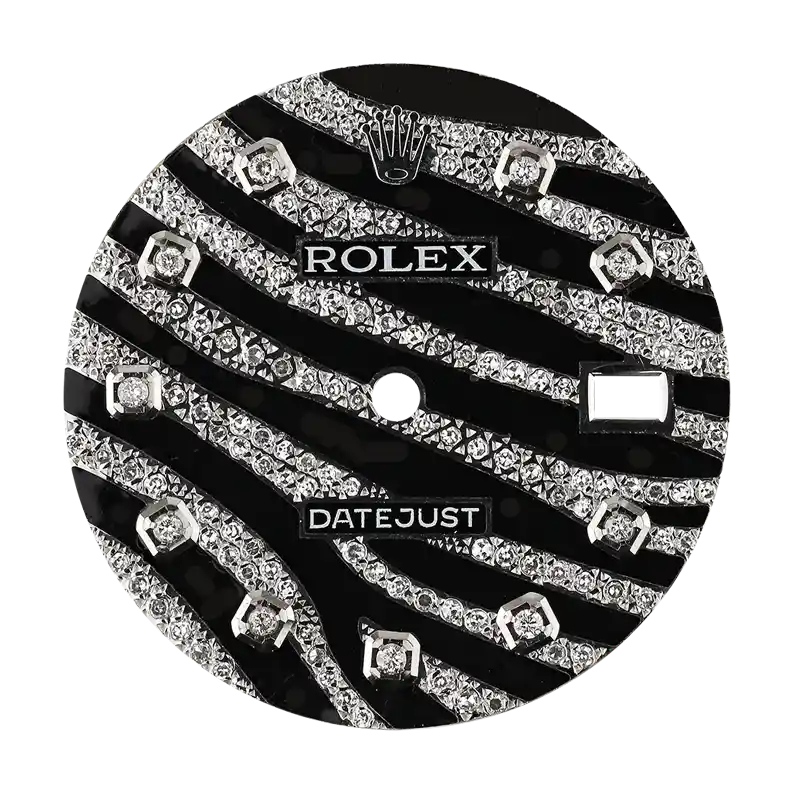 Rolex DateJust 41mm Zebra Custom Dial
