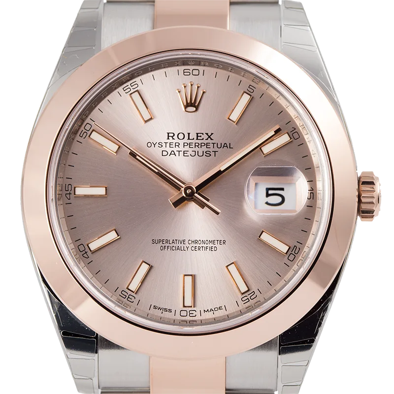 Rolex DateJust II 41 Steel and Everose Gold Oyster 126301