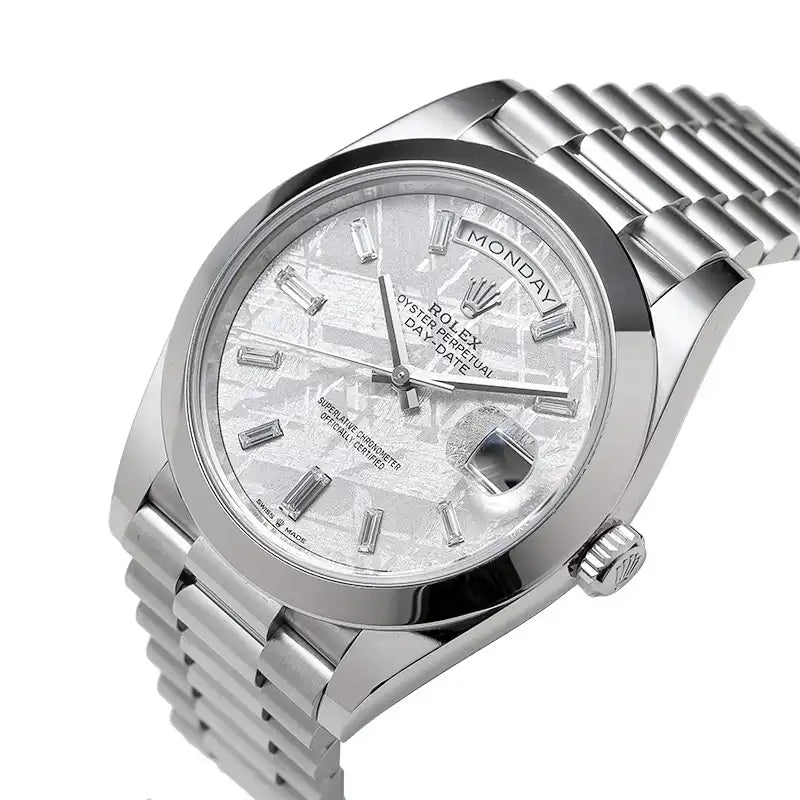 Side view - Rolex Day-Date 40 Diamond Dial 228206