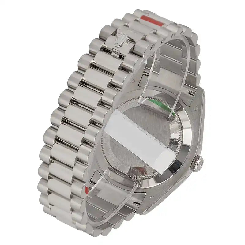 Back view - Rolex Day-Date 41mm 18ct White Gold Chocolate/Roman Dial 