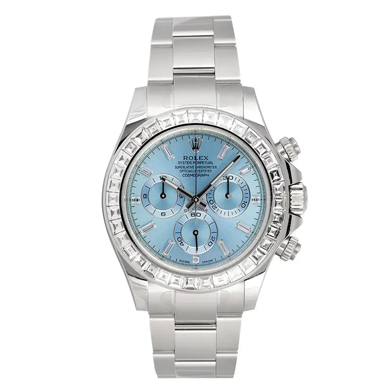 Full view - Rolex Daytona Platinum with Custom Bezel 116506