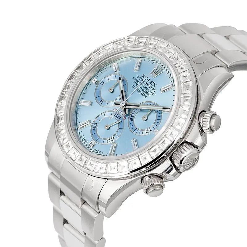Side view - Rolex Daytona Platinum with Custom Bezel 116506