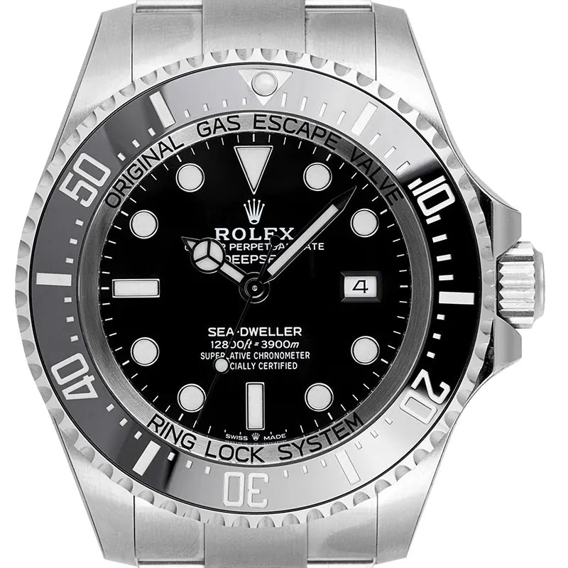 Close up - Rolex Deepsea Oystersteel Black Dial 126660