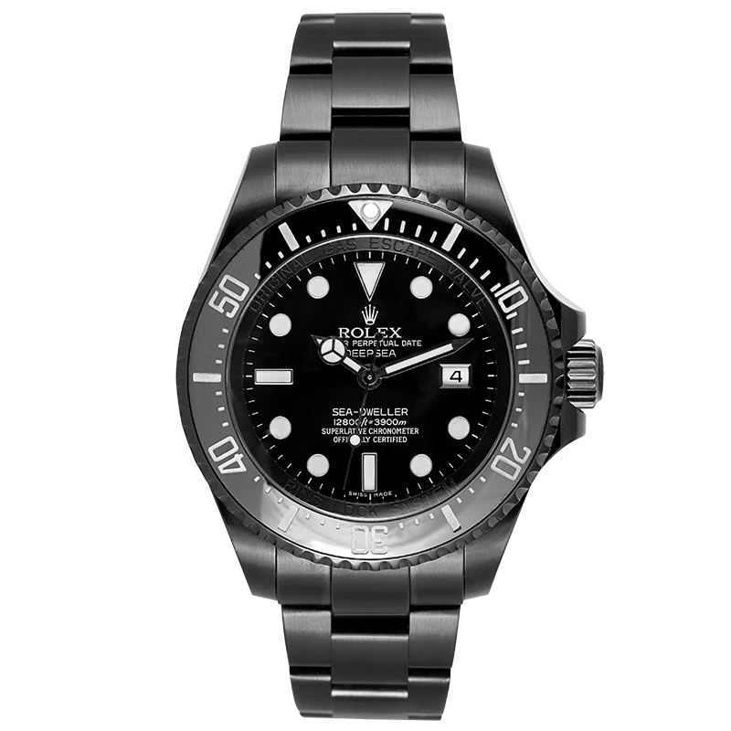 Full view - Rolex Deepsea Sea-Dweller Custom Black PVD 116660
