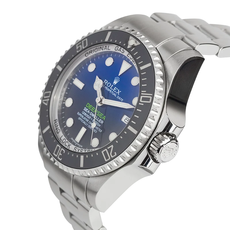Side view - Rolex Deepsea Stainless Steel D-Blue Dial Watch 116660