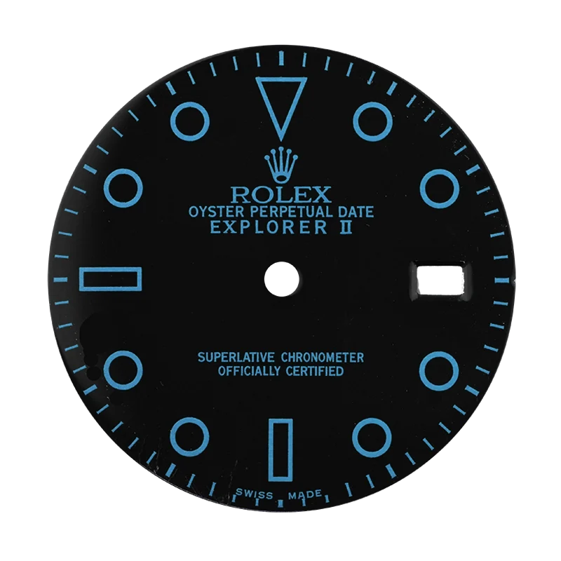 Rolex Explorer II Black/Blue Custom Dial