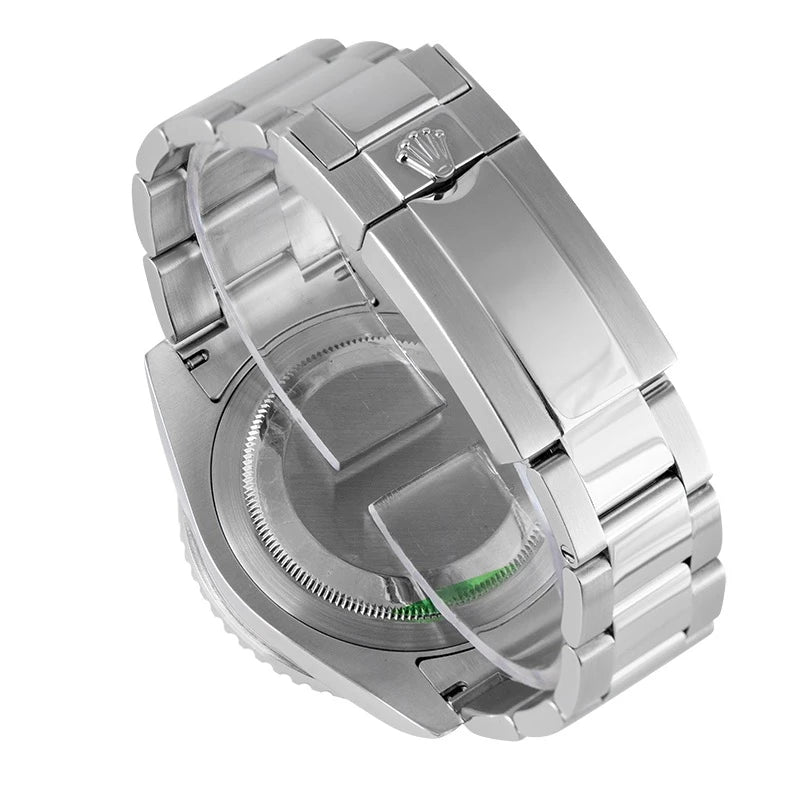 Back view - Rolex GMT-Master II Custom Diamond Set with Custom Bezel & Dial 116710LN