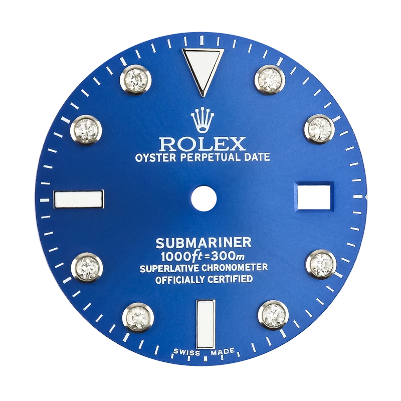 Rolex Submariner 40mm Blue/Diamonds Custom Dial