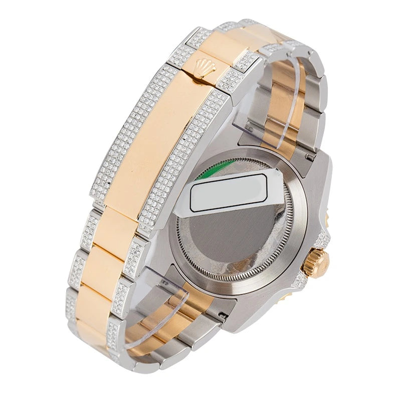 Back view - Rolex Submariner Date 116613LN Steel & 18ct Yellow Gold Diamond Set