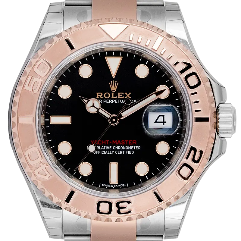Rolex Yacht-Master 40 Steel and 18ct Everose Gold Black Dial 116621