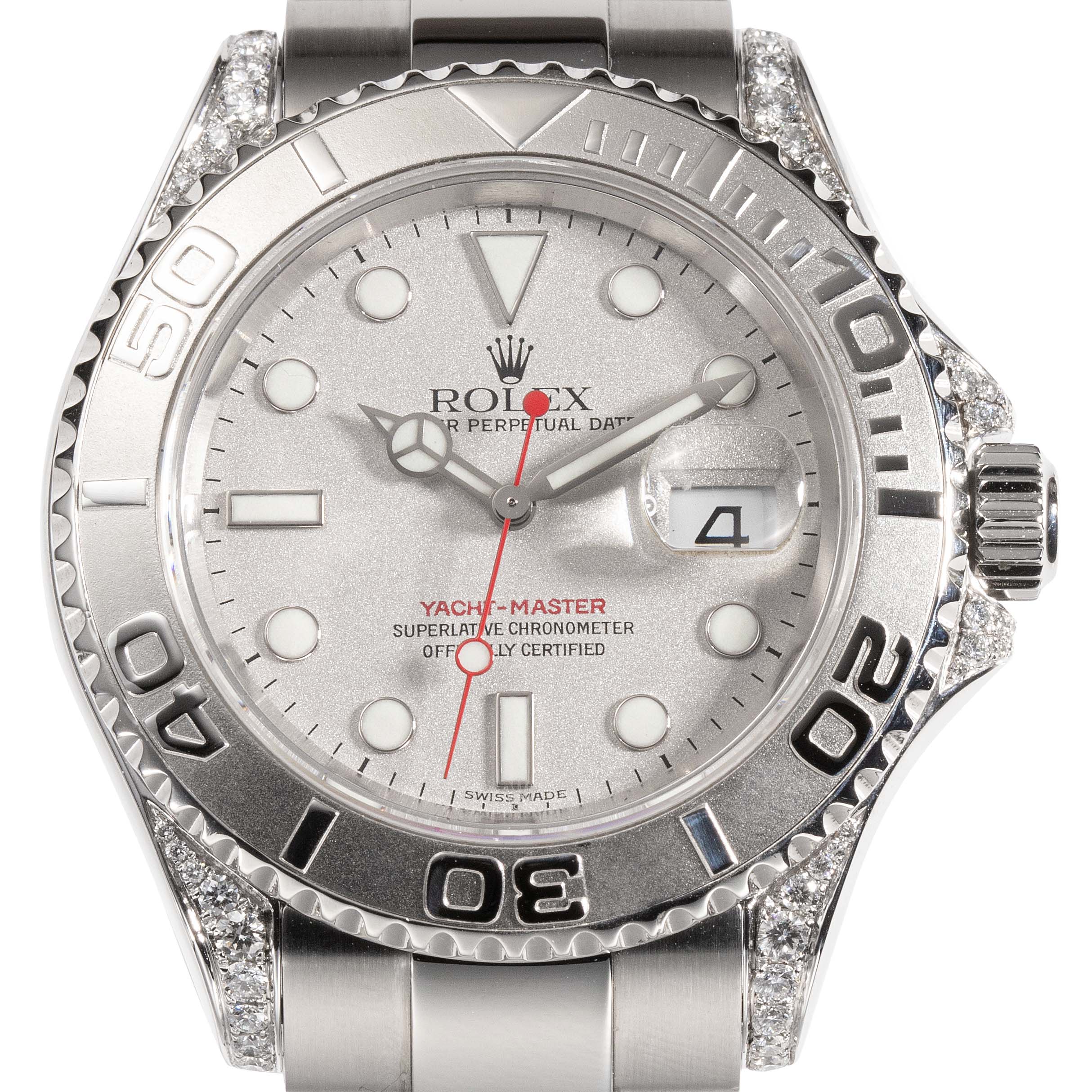 Rolex Yacht-Master 40 16622 Custom Diamond Set