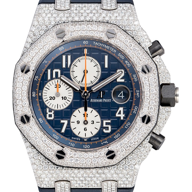 Audemars Piguet Royal Oak Offshore Navy Custom Diamond Set 26470ST.OO.A027CA.01