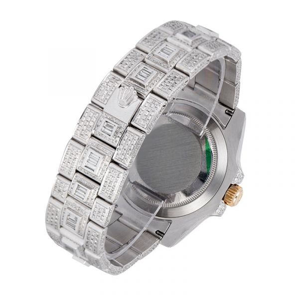 Rolex Submariner Date 116613LN Custom Diamond Set Watch