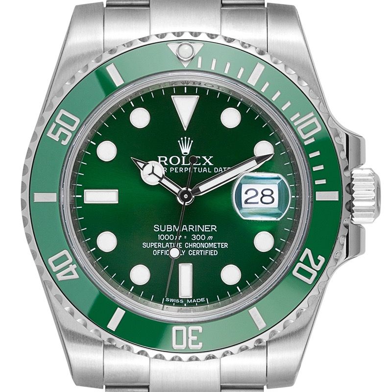 Rolex Submariner Date “Hulk” 116610LV Stainless Steel Green Dial
