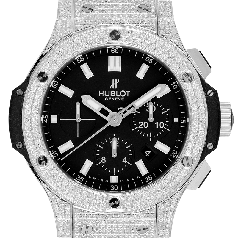 Iced Out 44mm 301.sx Hublot Big Bang Full Diamond Watch for Men Sale 16ct