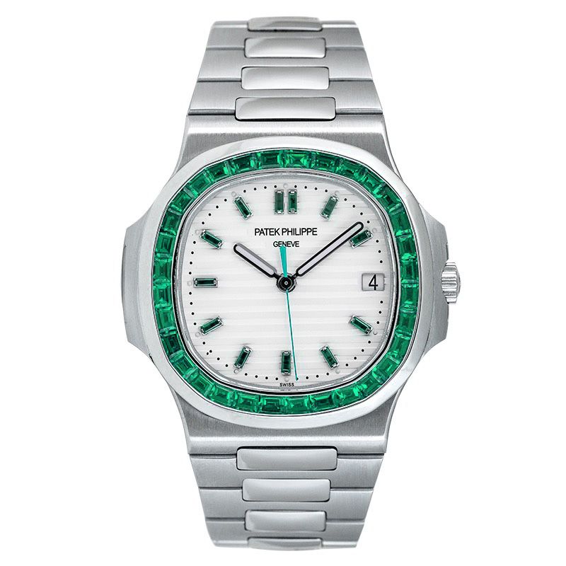 Patek Philippe Nautilus Green Emerald Super High Quality Swiss Automatic  Watch First Copy Price in India