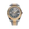 Rolex Datejust 41 Steel and 18ct Yellow Gold grey Wimbledon Dial 116333 Watch